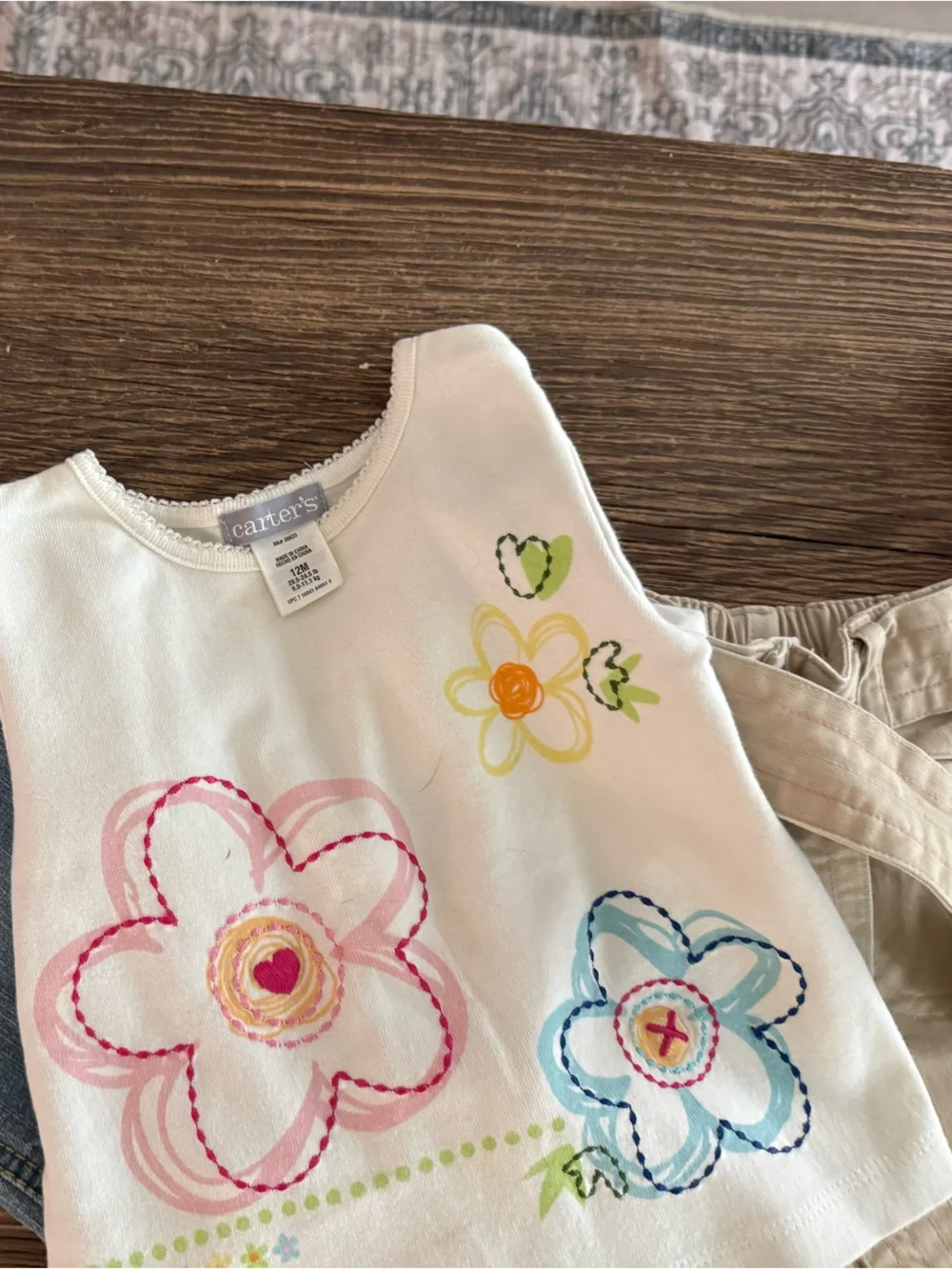 Girls Pink 'Be Nice' Butterfly Graphic Tank Top